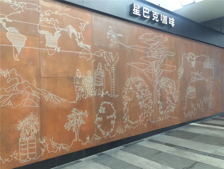 沙河口耐候钢幕墙